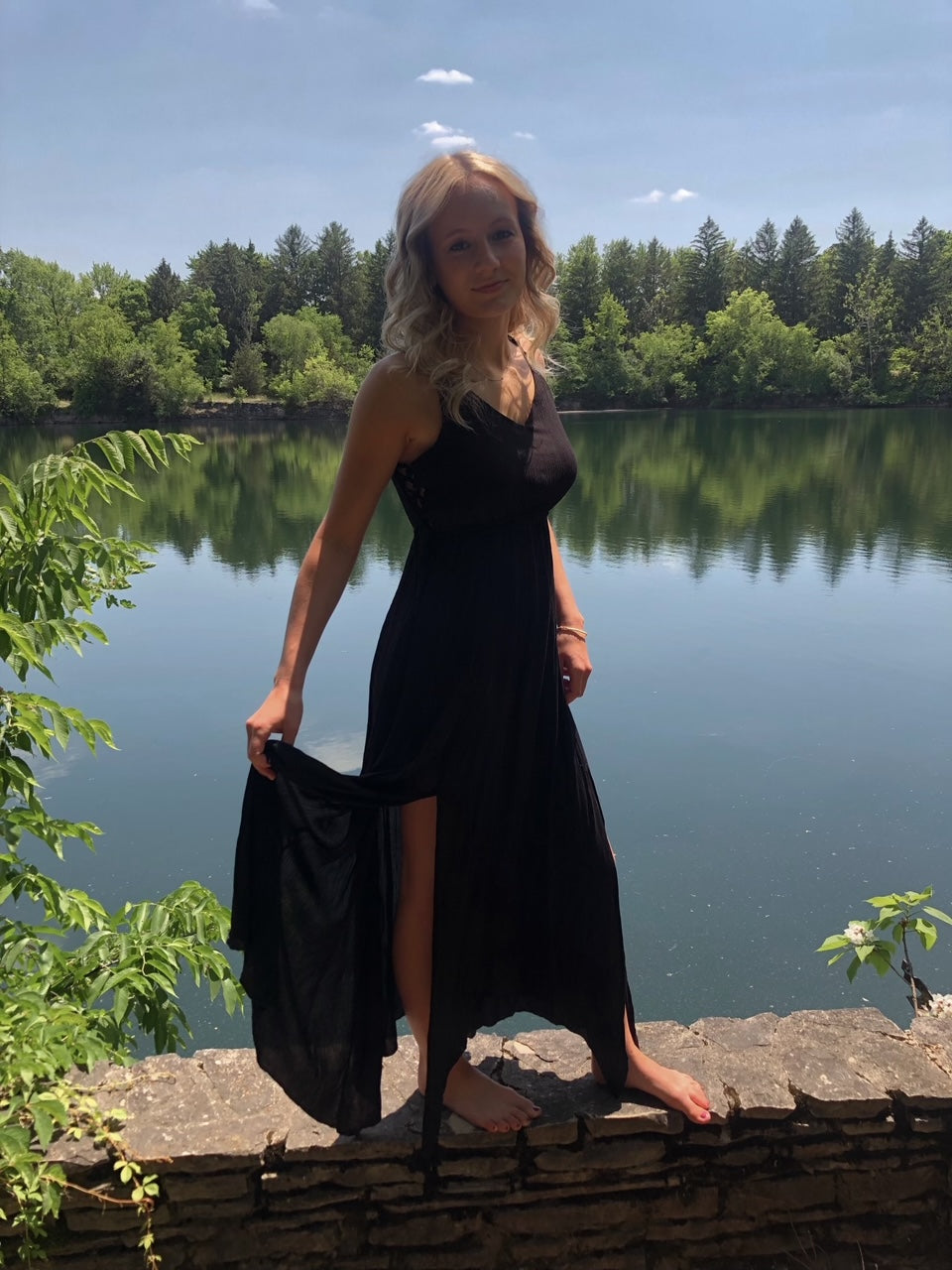 The sharkbite Lace-up Maxi
