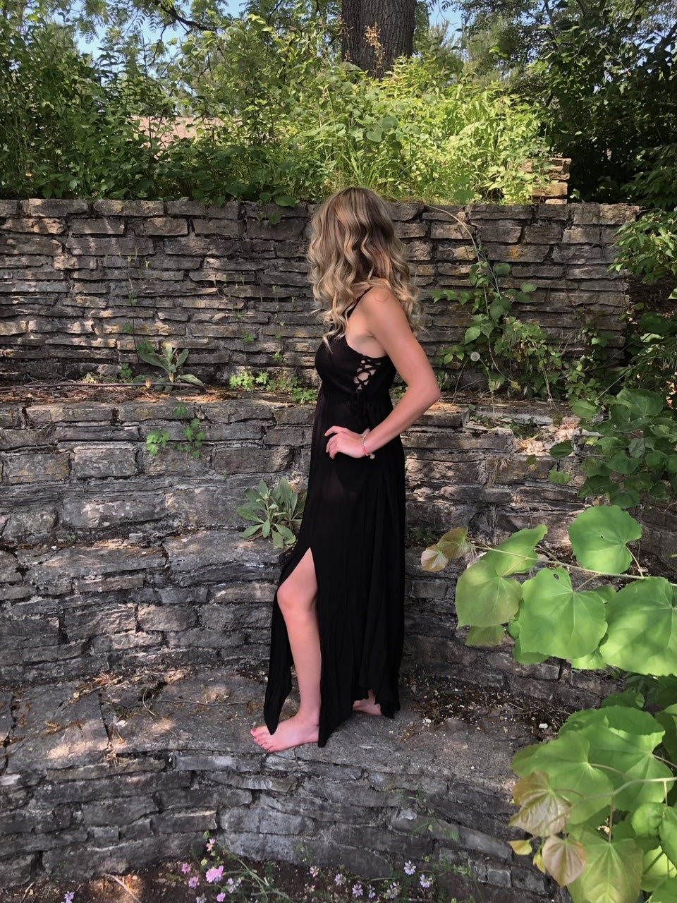 The sharkbite Lace-up Maxi