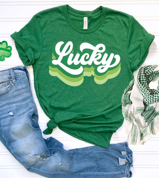 St. Patrick's Day Fun Luck Graphic Tee