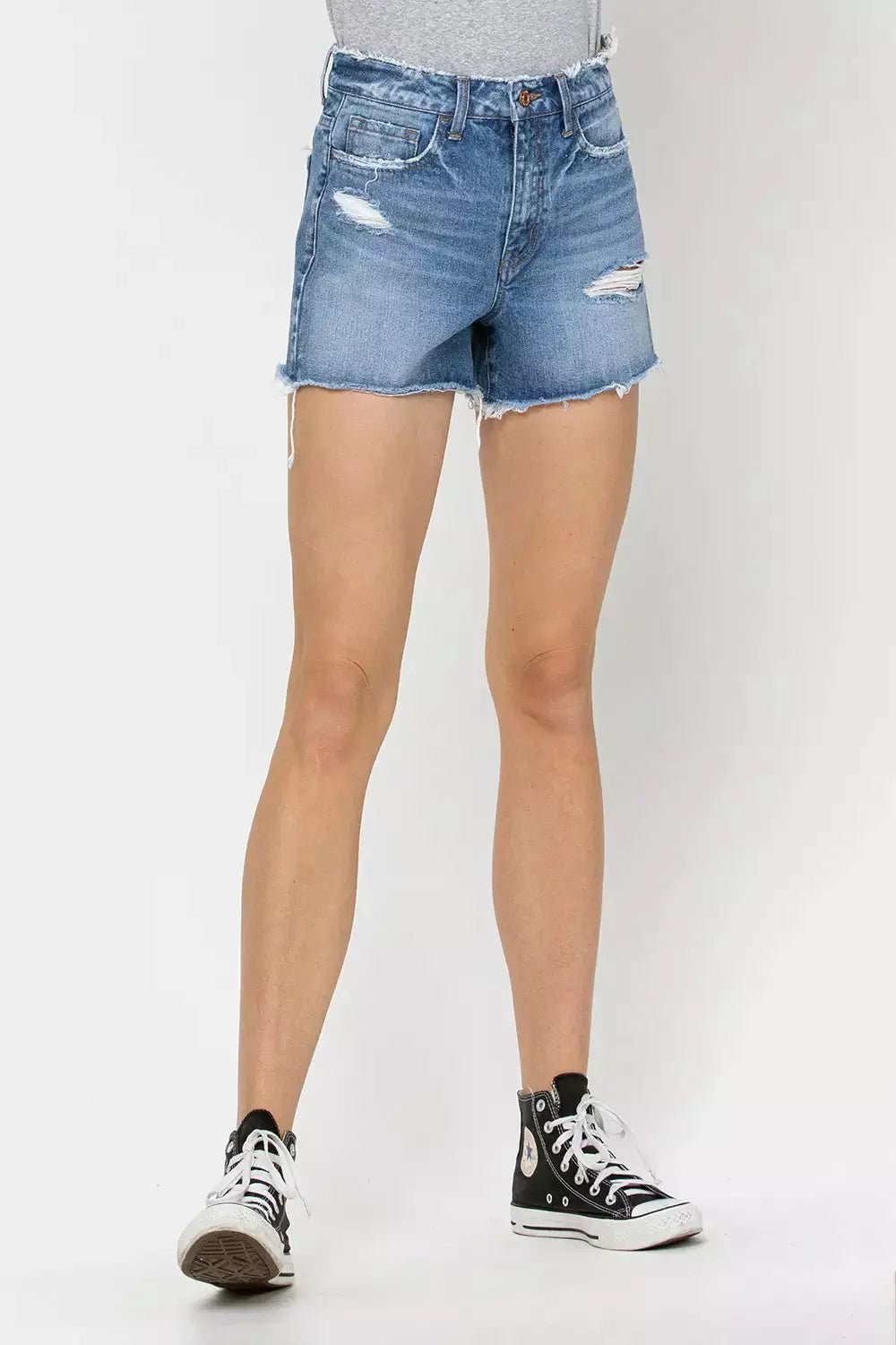 MOM SHORTS By FLYING MONKEY - Red Fox Boutique
