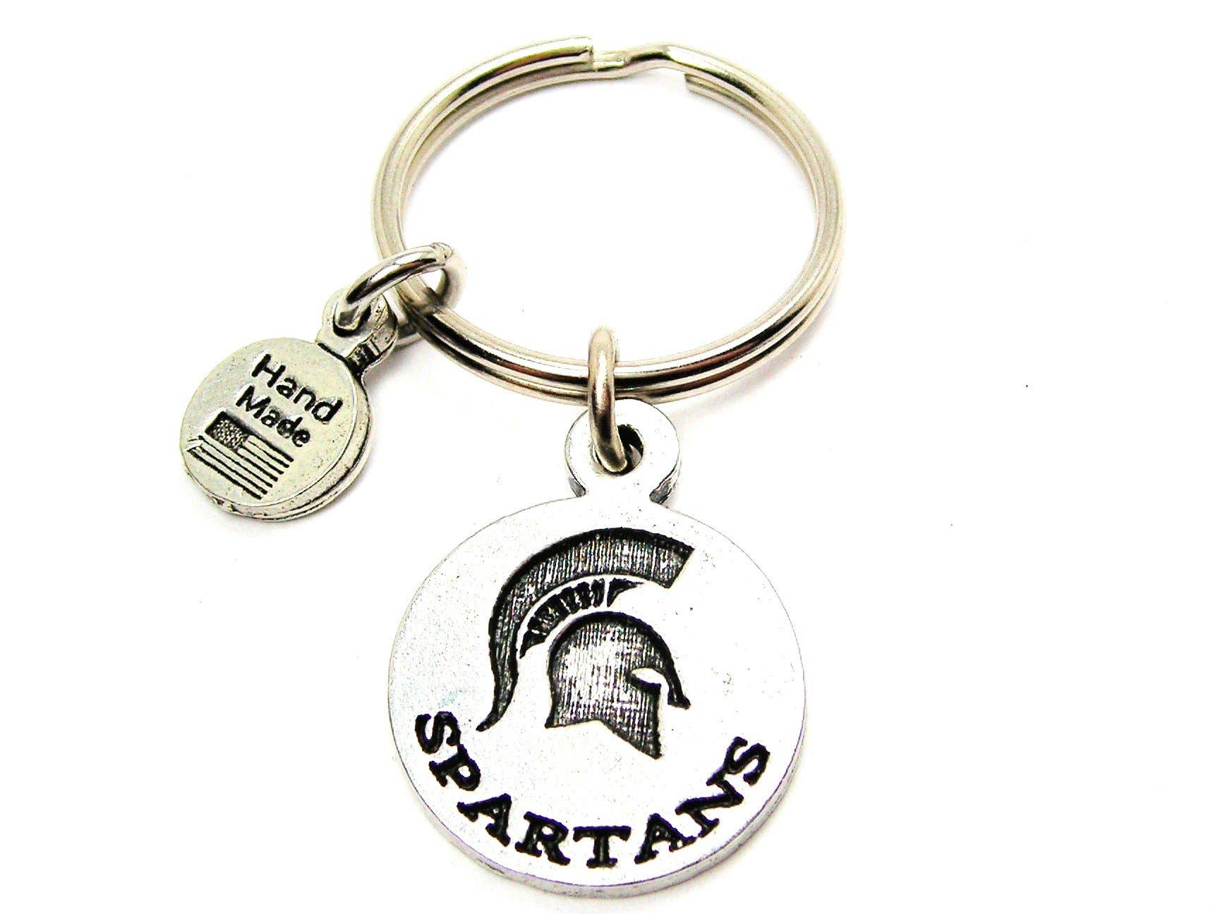 Spartans Key Chain Mascots School Sports Teams - Red Fox Boutique