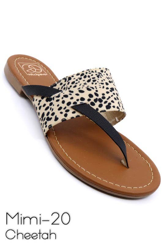 THE CHEETAH SLIDE - Red Fox Boutique