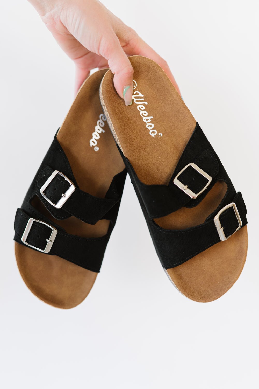 Walk with Me Buckled Soft Footbed Sandals - Red Fox Boutique